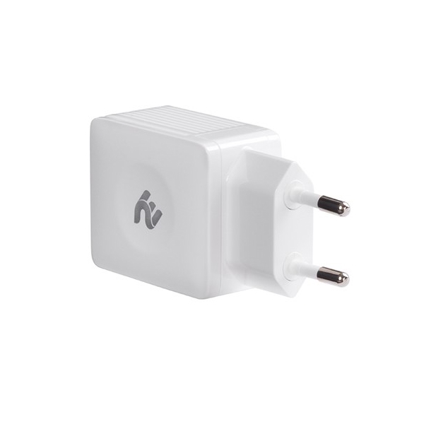 დამტენი Wall Charge 2E Wall for 2 USB - DC5.0v4.2A White