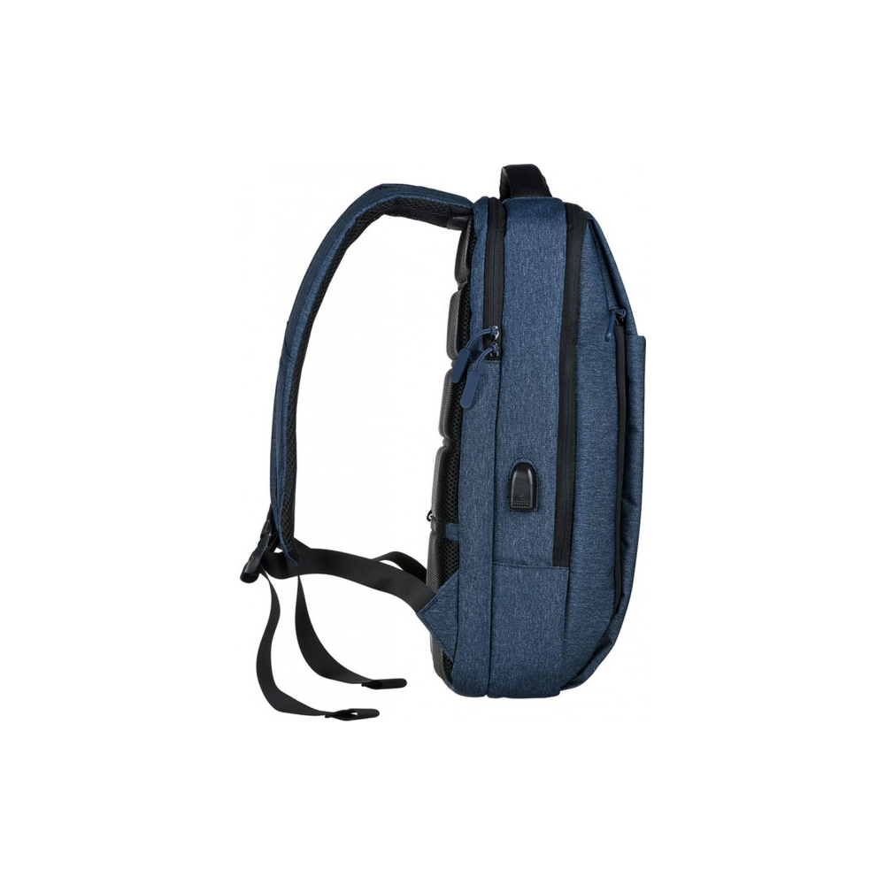ნოუთბუქის ჩანთა Laptop Backpack 2E Melange 16" Navy-Blue