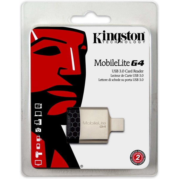 ბარათის წამკითხველი Kingston FCR-MLG4 USB 3.0 Card Reader