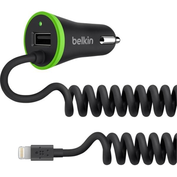 მანქანის USB დამტენი Belkin USB charger Car Max. output current 3400 mA 1 x USB, Apple Dock lightning plug