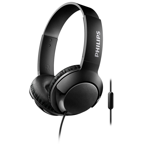 ყურსასმენი Philips Headphones with mic SHL3075BK Black