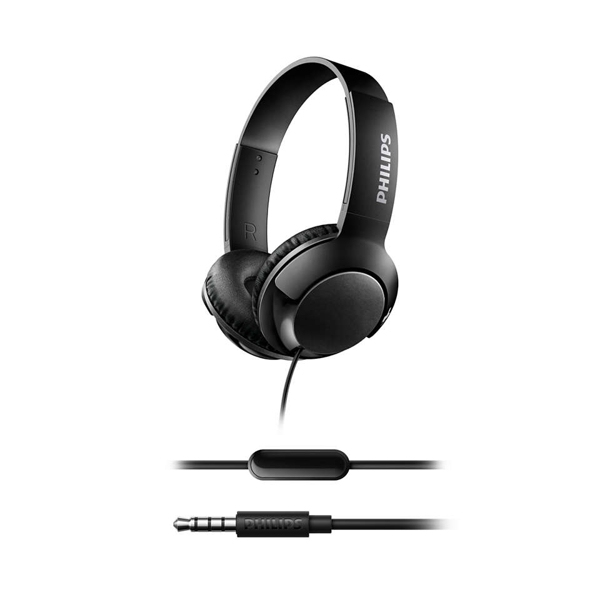 ყურსასმენი Philips Headphones with mic SHL3075BK Black