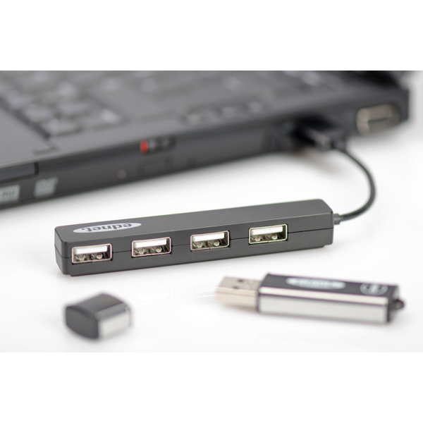 USB ჰაბი DIGITUS Notebook USB 2.0 Hub