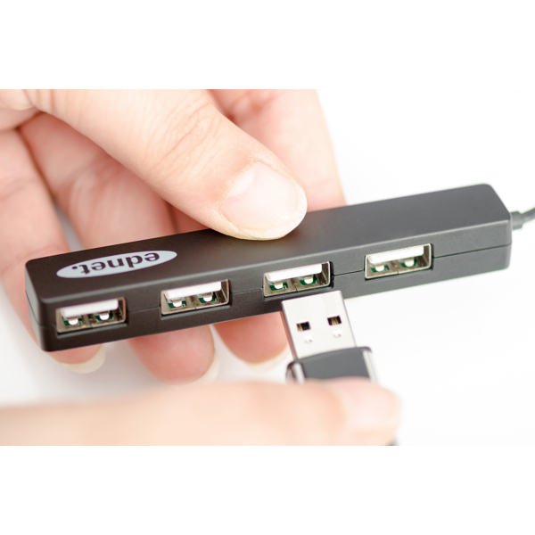 USB ჰაბი DIGITUS Notebook USB 2.0 Hub