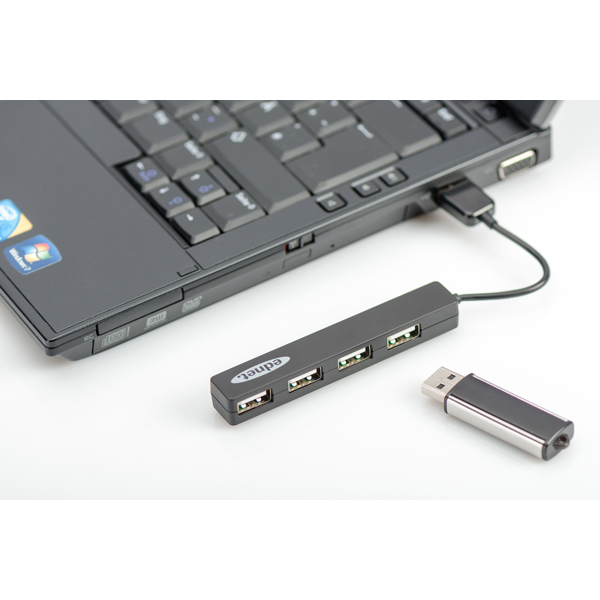 USB ჰაბი DIGITUS Notebook USB 2.0 Hub