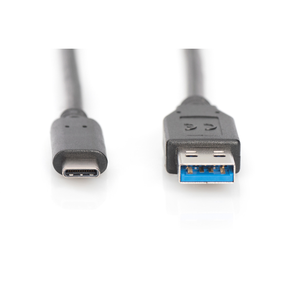 USB კაბელი DIGITUS USB Type-C connection cable, type C to A