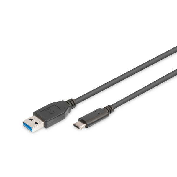 USB კაბელი DIGITUS USB Type-C connection cable, type C to A