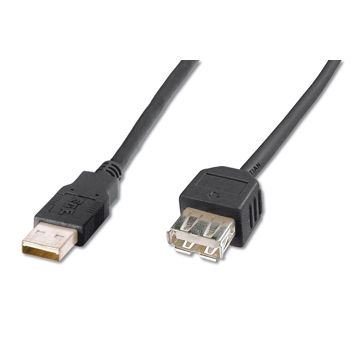 USB დამაგრძელებელი DIGITUS USB extension cable, type A