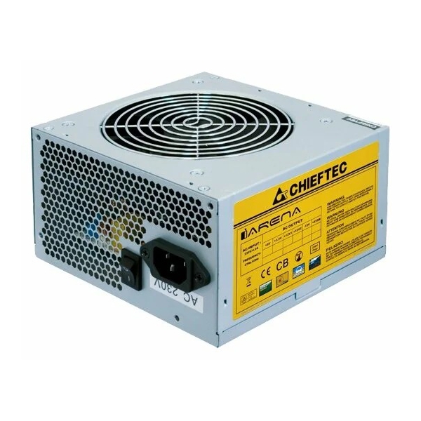 კვების ბლოკი Chieftec iARENA Series 500W Power Supply 12cm fan a/PFC 2xPeripheral 1xFDD 3xSATA 1xPCIe