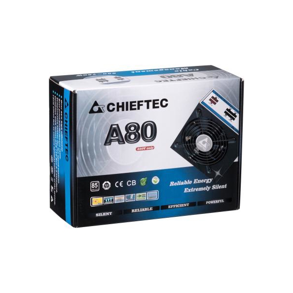 კვების ბლოკი CHIEFTEC RETAIL A-80 CTG-750C 12cm fan a/PFC 4xPeripheral 6xSATA 2xPCIe modular