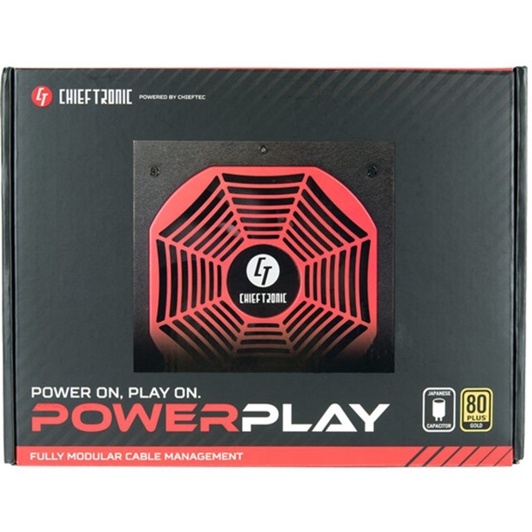 კვების ბლოკი CHIEFTEC RETAIL Chieftronic PowerPlay Gold GPU-750FC 14cm fan a/PFC Fully Modular