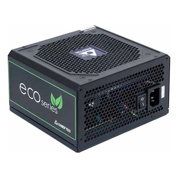 კვების ბლოკი CHIEFTEC RETAIL Eco GPE-600S 12cm fan a/PFC 2xPeripheral 6xSATA 2xPCIe