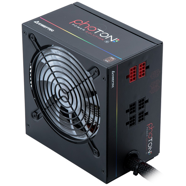 კვების ბლოკი CHIEFTEC RETAIL Photon CTG-650C-RGB 12cm fan a/PFC 4xPeripheral 6xSATA 4xPCIe