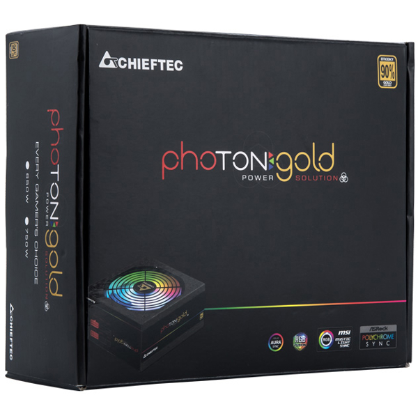 კვების ბლოკი CHIEFTEC RETAIL Photon Gold GDP-650C-RGB,14cm fan a/PFC 3xPeripheral 6xSATA 4xPCIe