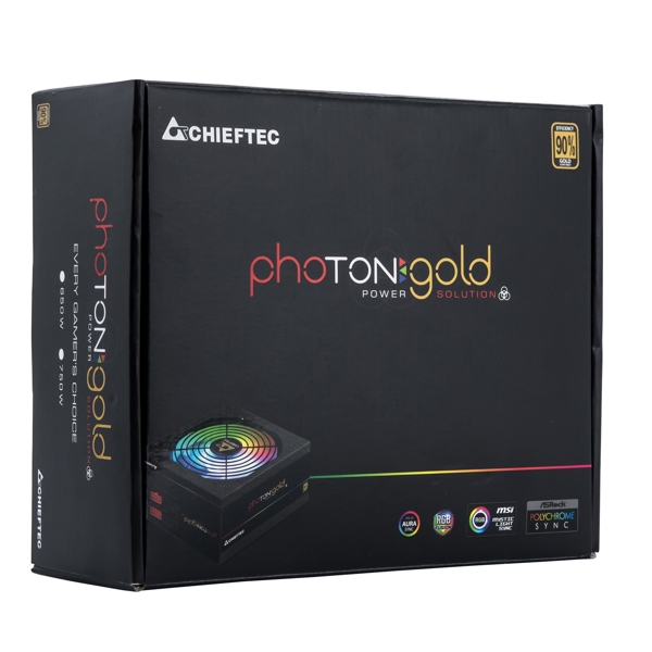 კვების ბლოკი CHIEFTEC RETAIL Photon Gold GDP-750C-RGB 14cm fan a/PFC 3xPeripheral 8xSATA 4xPCIe