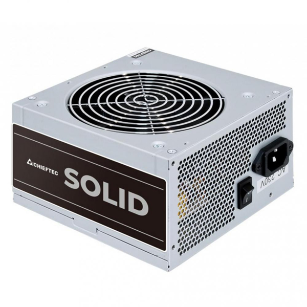 კვების ბლოკი CHIEFTEC Solid GPP-600S 12cm fan a/PFC 3xPeripheral 5xSATA 2xPCIe