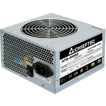 კვების ბლოკი CHIEFTEC Value APB-500B8,12cm fan a/PFC 2xPeripheral 1xFDD 3xSATA 1xPCIe