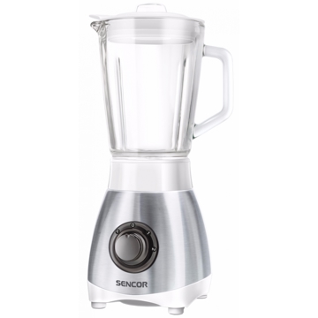 ბლენდერი Sencor SBL 3271SS Glass Jug Blender 0.8 L / Power Input 250W / Silver