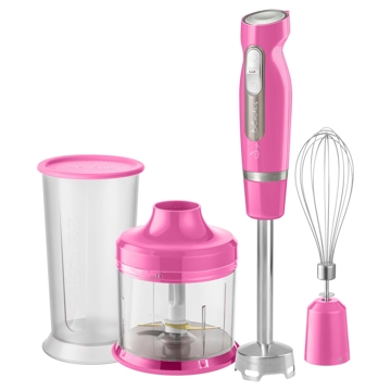 Sencor SHB 4468RS Hand Blender / Power Input 800 W / Extra Quiet Dc Motor / 500ML / 0.7 ML Pink