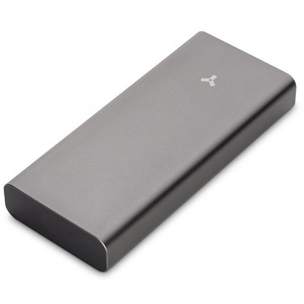 პორტატული დამტენი Accesstyle Battleship 20MPQ external battery 20,000 mAh / QC 3.0 + PD / aluminum / Grey