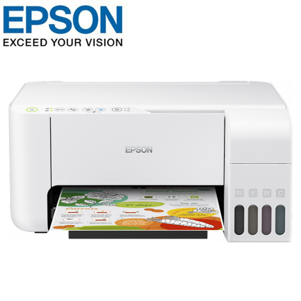 პრინტერი Epson EcoTank L3156 Wi-Fi All-in-One Ink Tank Printer (C11CG86412) White