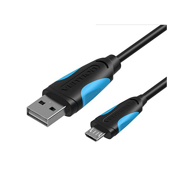 USB კაბელი Vention VAS-A04-B200-N USB 2.0 A male to micro B male Data Transfer Cable