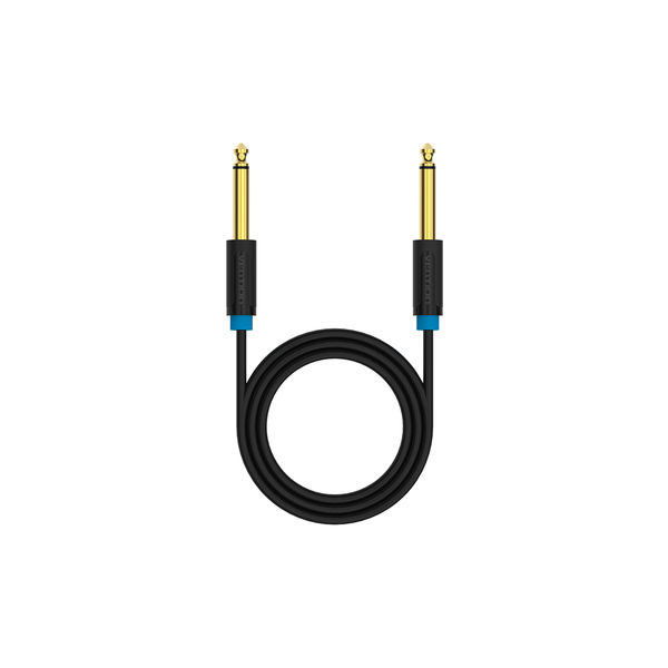 აუდიო კაბელი VENTION BAABJ 6.5mm Male to Male Audio Cable 5M Black