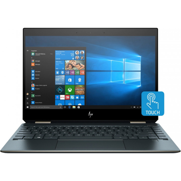 ნოუთბუქი HP Spectre X360 13-ap0018ur 13.3'' FHD I5-8265U 8GB 512GB Integrated Graphics W10H Poseidon Blue