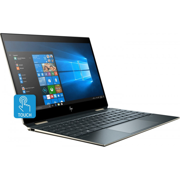 ნოუთბუქი HP Spectre X360 13-ap0018ur 13.3'' FHD I5-8265U 8GB 512GB Integrated Graphics W10H Poseidon Blue