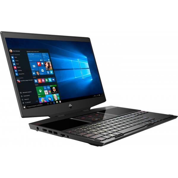 ნოუთბუქი HP Omen X 2S 15-dg0001ur Dual Screen 15.6'' FHD I9-9880H 32GB 2TB SSD RTX Shadow Black