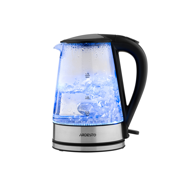 ელექტრო ჩაიდანი ARDESTO EKL-F110, 2150W, 1.7L, Electric Kettle, Transparent