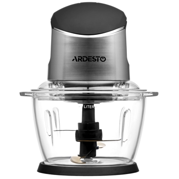 ჩოპერი Ardesto CHK-4001BR, 400W, 1L, Chopper, Black/Silver