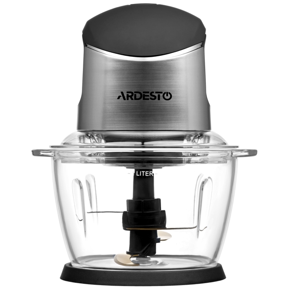 ჩოპერი Ardesto CHK-4001BR, 400W, 1L, Chopper, Black/Silver