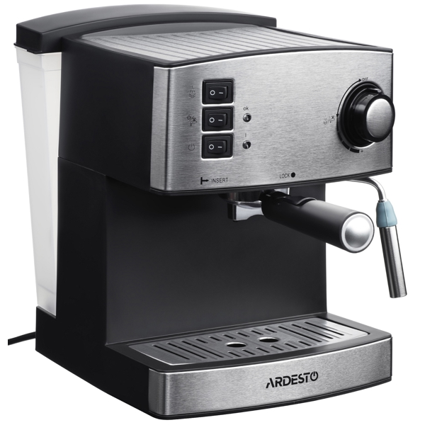 ყავის აპარატი Ardesto YCM-E1600, 850W, 1.6L, Coffee Machine, Black