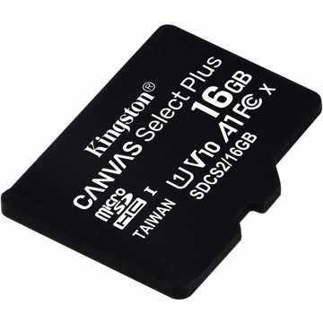 მეხსიერების ბარათი Kingston Micro 16 GB 100MB/s Read A1 Class 10 UHS-I Memory Card w/o Adapter