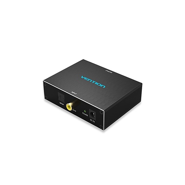 აუდიო გადამყვანი VENTION BDEB0 Digital to Analog Audio Converter Metal Type Black 