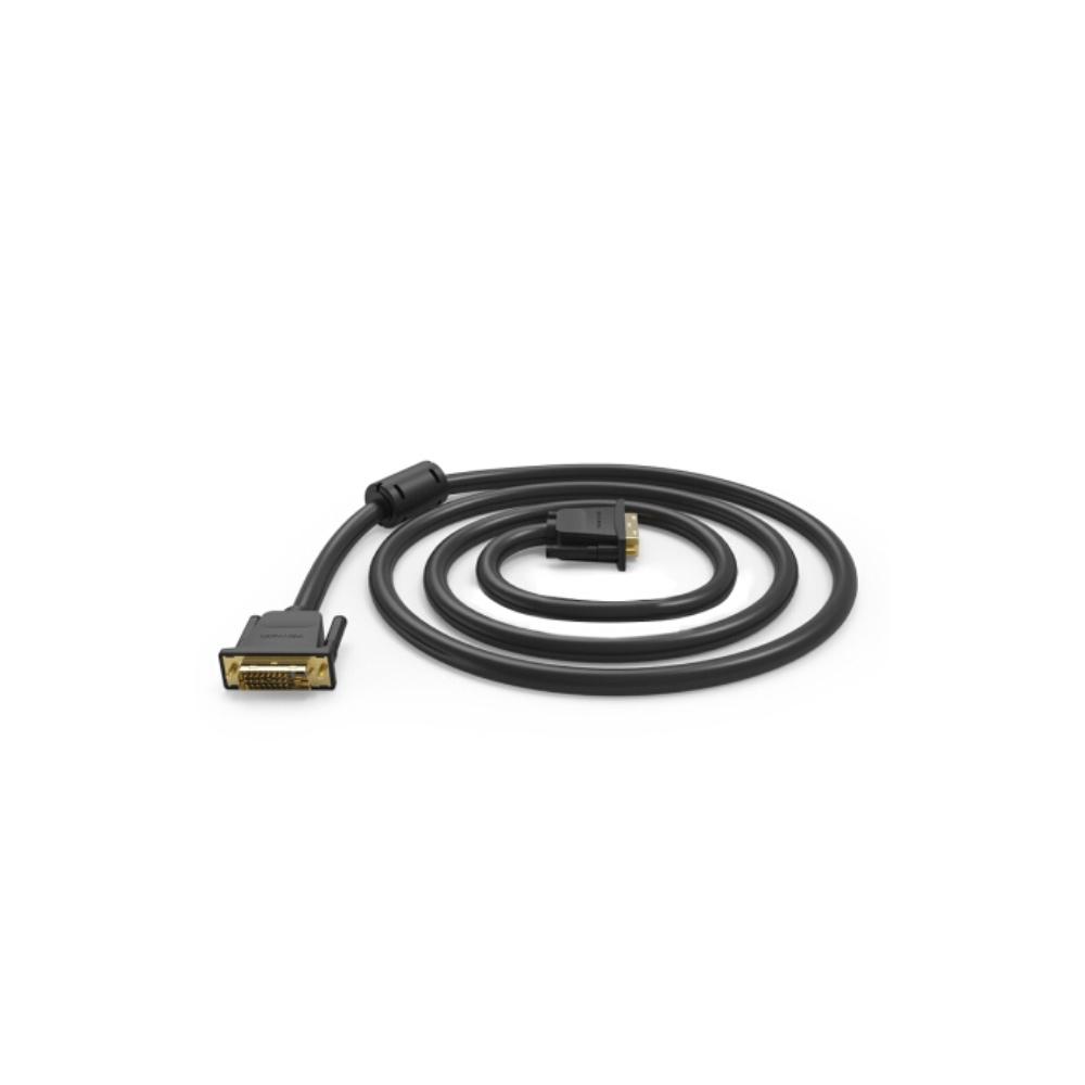 DVI კაბელი VENTION EAABH DVI(24+1) Male to Male Cable 2M Black