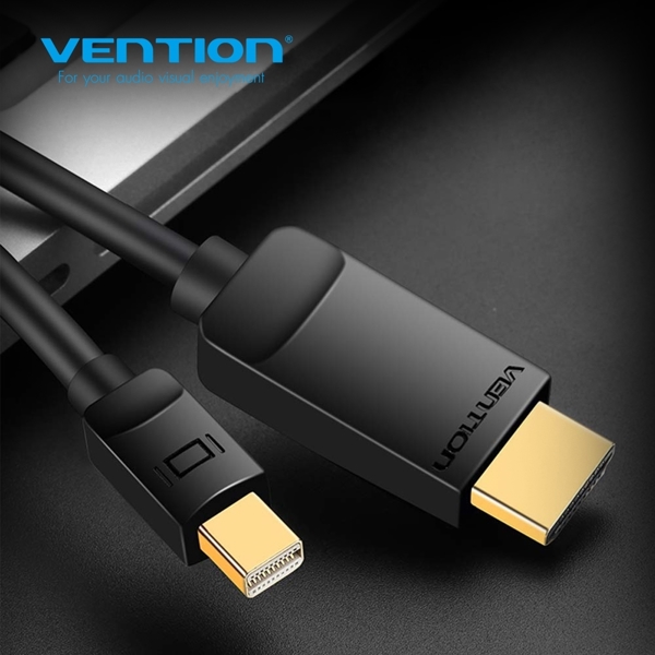 კაბელი VENTION HABBG Mini DP to HDMI Cable 1.5M Black