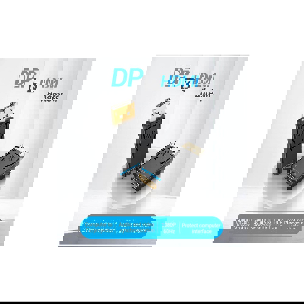 ადაპტერი VENTION HBKB0 DP To HDMI Adapter