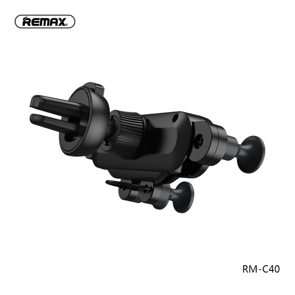 ტელეფონის სამაგრი მანქანისთვის REMAX Air Vent Car Mount Holder RM-C40 black