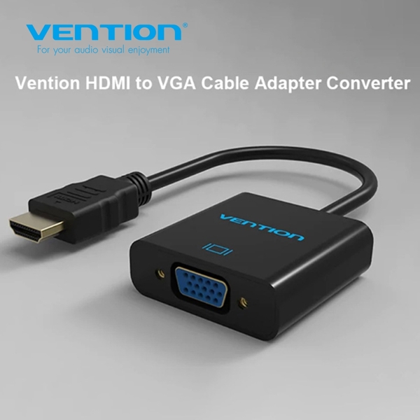 გადამყვანი Vention VAA-V03 HDMI to VGA Converter 0.15M Black