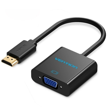 გადამყვანი VENTION VAA-V09-B HDMI to VGA Converter 0.15M Black