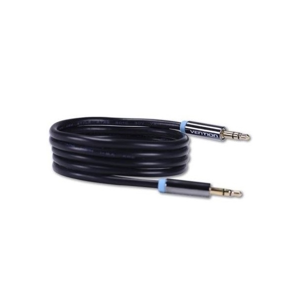 აუდიო კაბელი VENTION VAB-A09-B300 3.5mm Male to 2.5mm Male Audio Cable 3M Black Metal Type