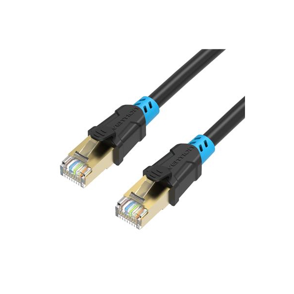 ქსელი კაბელი VENTION VAP-A06-B3500 CAT6a SSTP Patch Cord Cable 35M Black