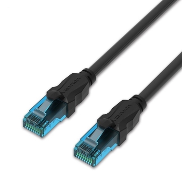 ქსელის კაბელი VENTION VAP-A10-B100 CAT5e UTP Patch Cord Cable 1M Black