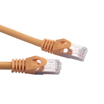 ქსელის კაბელი VENTION VPC6SSTP-Y050 CAT6a SSTP Patch Cord Cable 0.5M Yellow