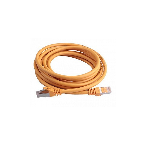 ქსელის კაბელი VENTION VPC6SSTP-Y050 CAT6a SSTP Patch Cord Cable 0.5M Yellow