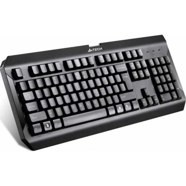 კლავიატურა A4TECH-K-100 Keyboard USB Black US+Russian