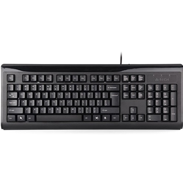 კლავიატურა A4TECH-KB-8A Slim Keyboard USB Black US+Russian