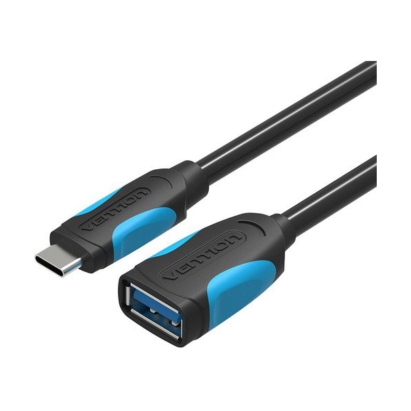 VENTION VAS-A51-B010 USB3.0 A Female to Type-C Male OTG Cable 0.1M Black